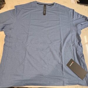 lululemon athletica Light Blue Short Sleeve Tee